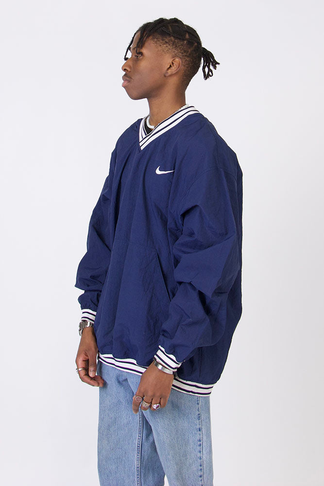 Vintage nike sales pullover windbreaker