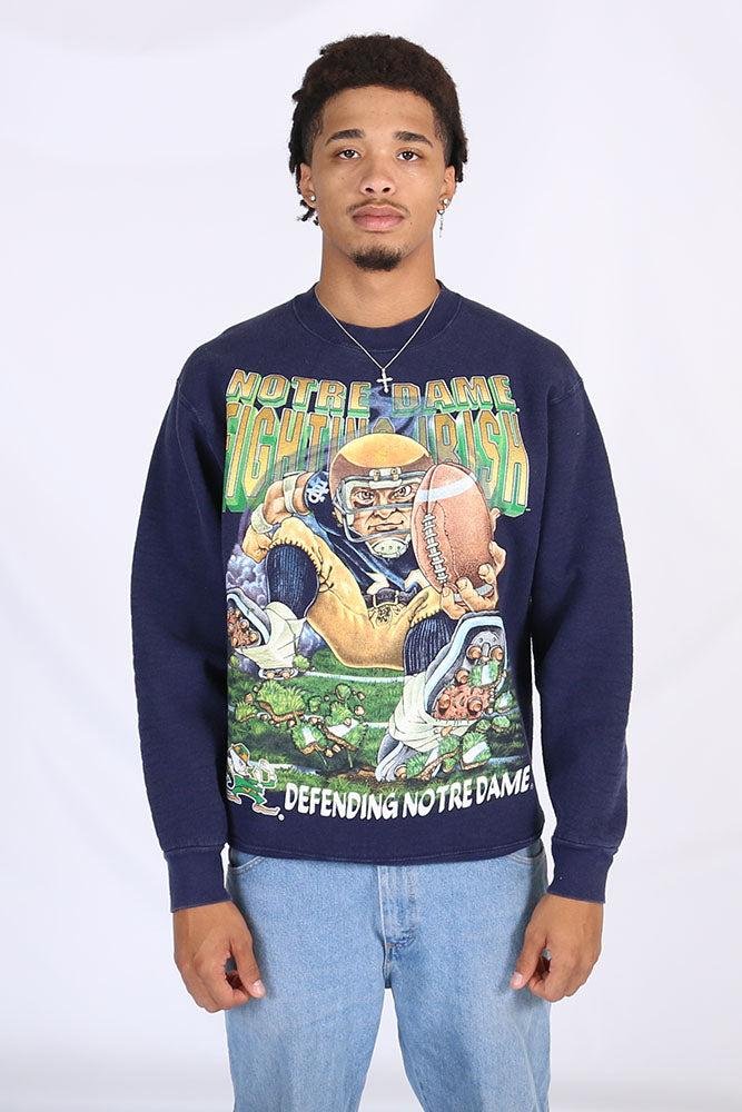 Vintage Notre Dame Crewneck L LA Vintage