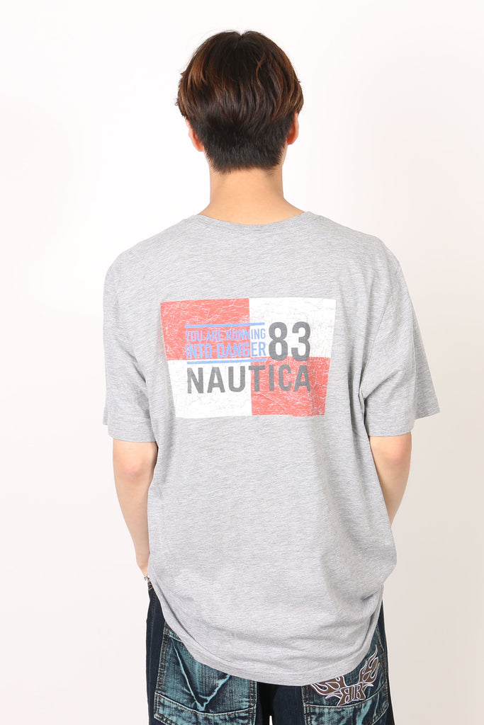 BRANDED Vintage Nautica Logo Tee L