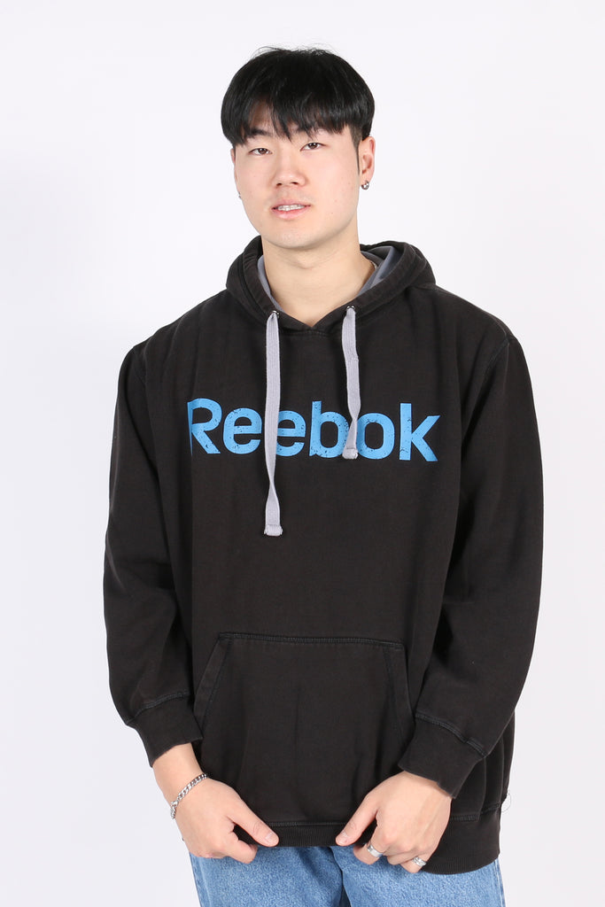 BRANDED SPORTS Vintage Reebok Logo Hoodie XXL