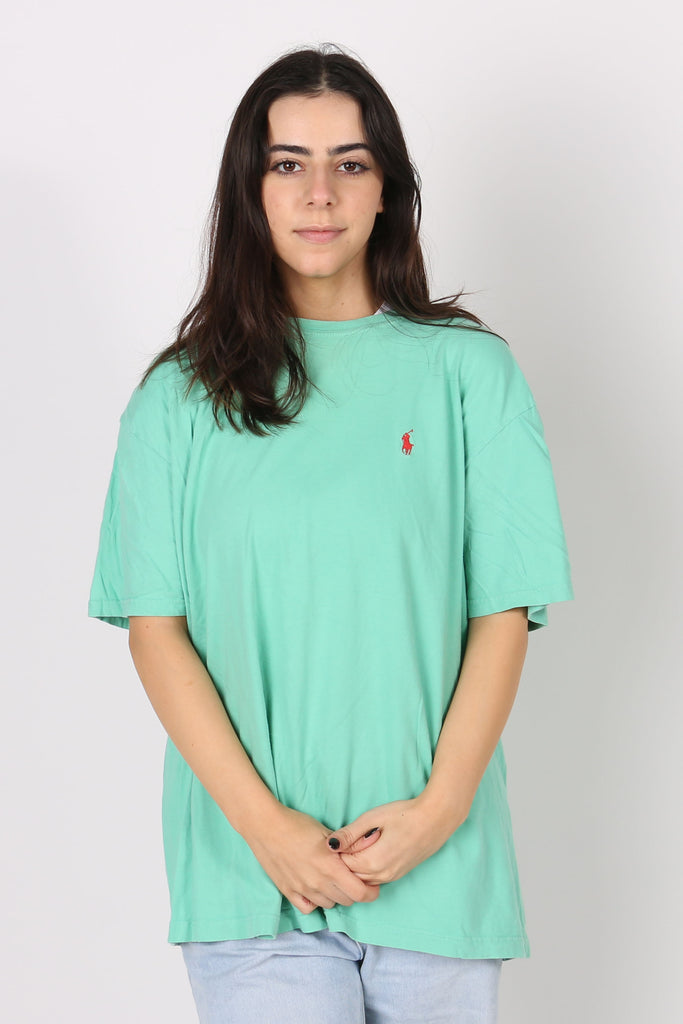 BRANDED Vintage Ralph Lauren Polo Embroidered Logo Tee M
