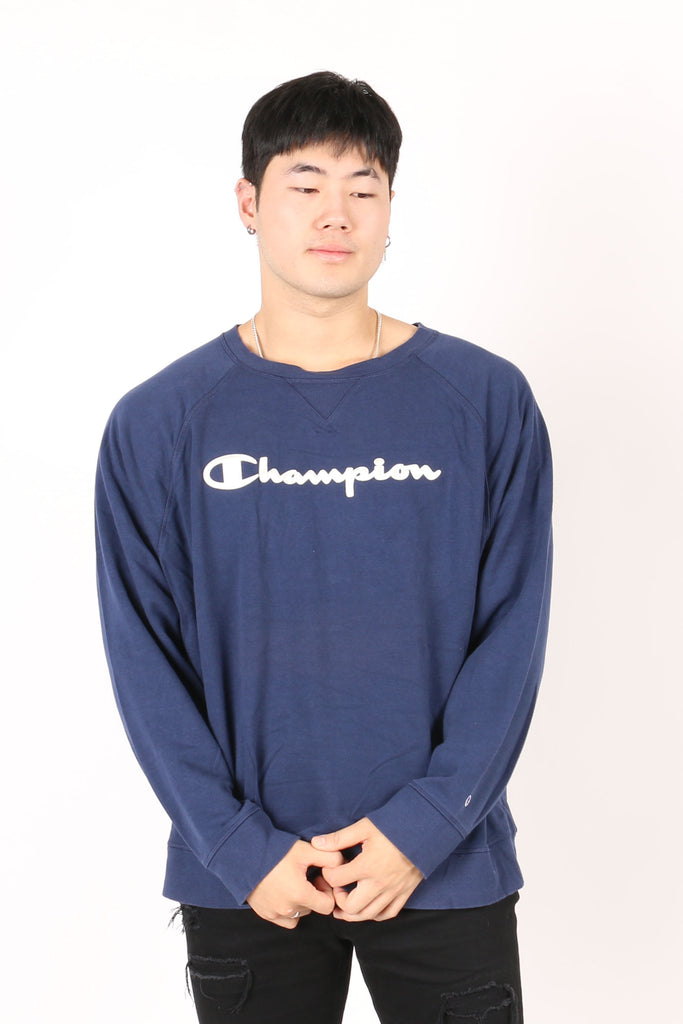 BRANDED SPORTS Vintage Champion Logo Sweatshirt XXL