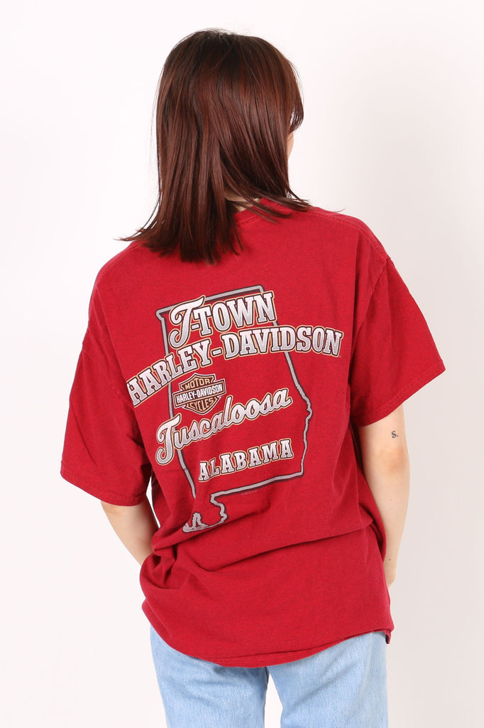 HARLEY DAVIDSON Vintage Harley Davidson Alabama Tee L