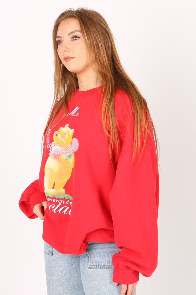 CARTOON Vintage Winnie The Pooh Crewneck XL