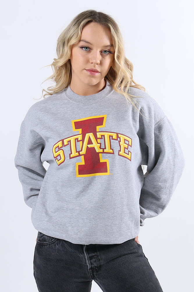 American University Vintage Iowa State University Crewneck M