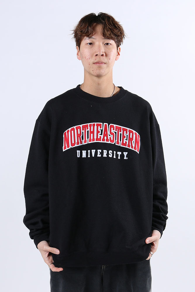 American University Vintage Northeastern University Crewneck L